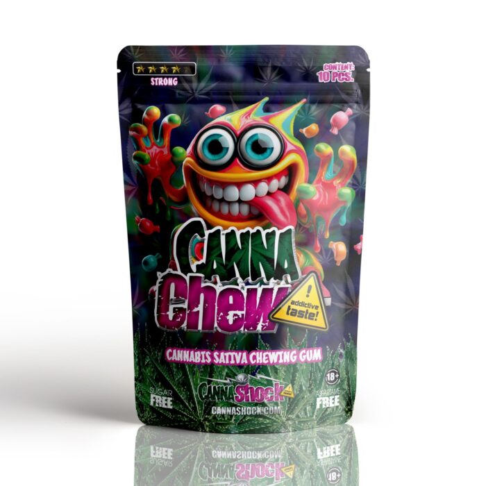 Cannabis Sativa Chewing Gum 10 Pieces. Strong